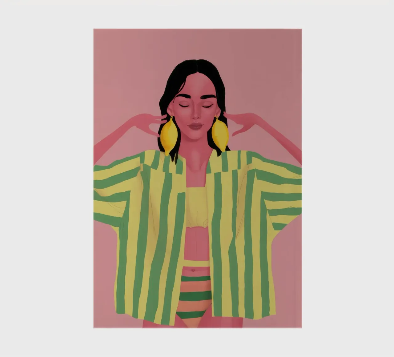 Floor Reading Repose notebook by Haven Fantasy