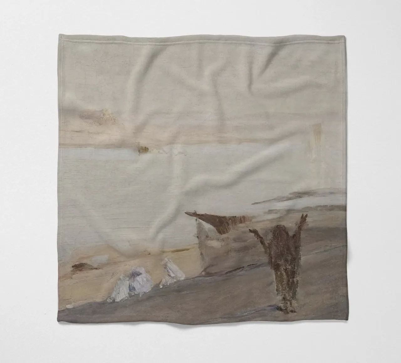 Miraggio del deserto: Figure all'orizzonte, paesaggio etereo coperta in pile da ClubArt