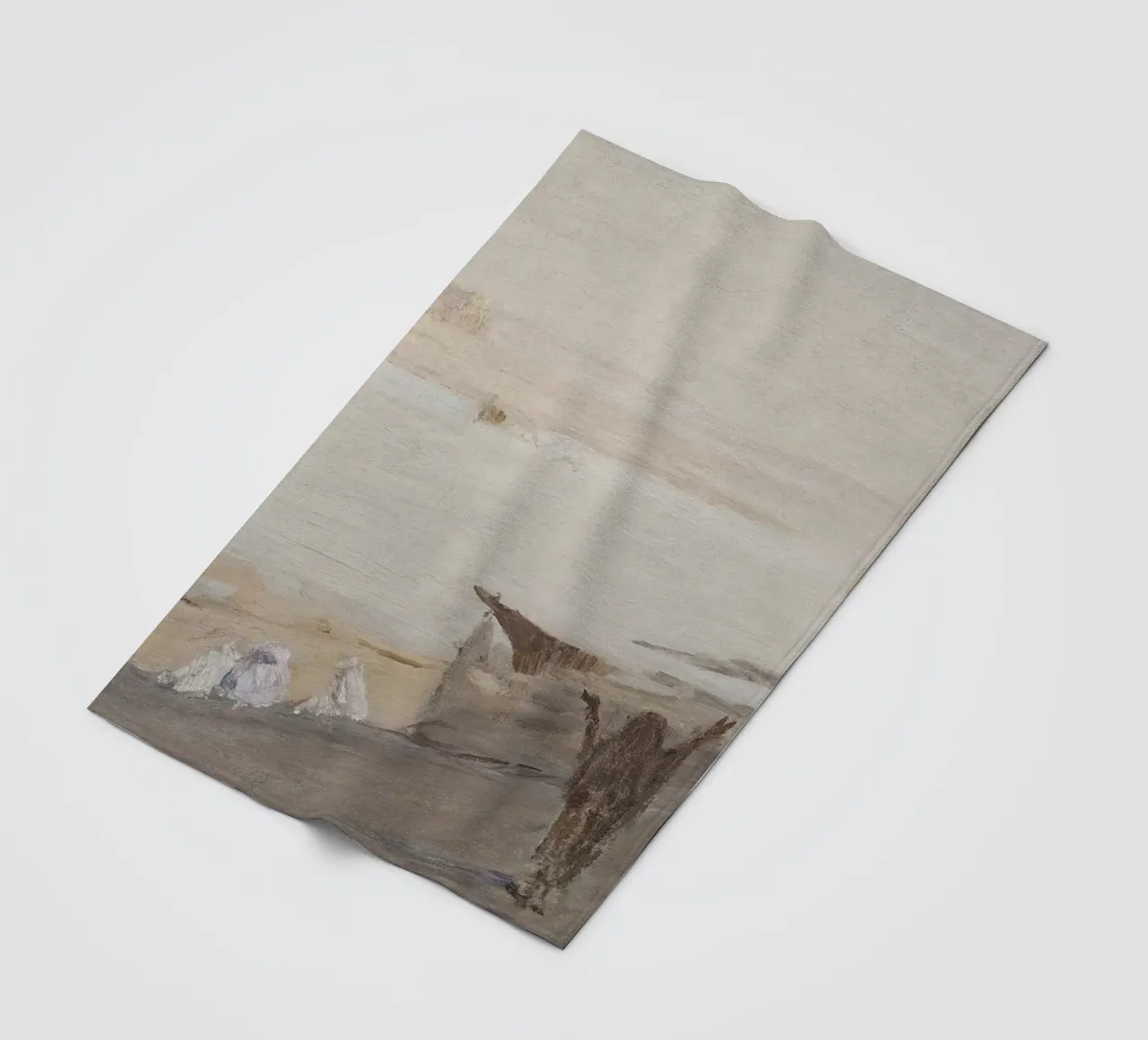 Miraggio del deserto: Figure all'orizzonte, paesaggio etereo coperta in pile da ClubArt