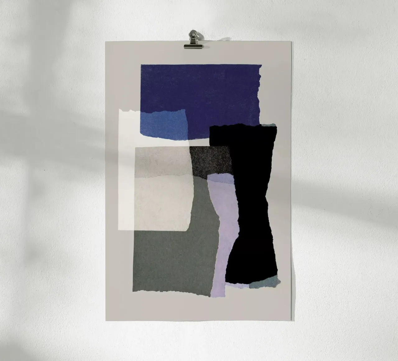 Pieces 23X poster con telaio in legno da Mareike Böhmer