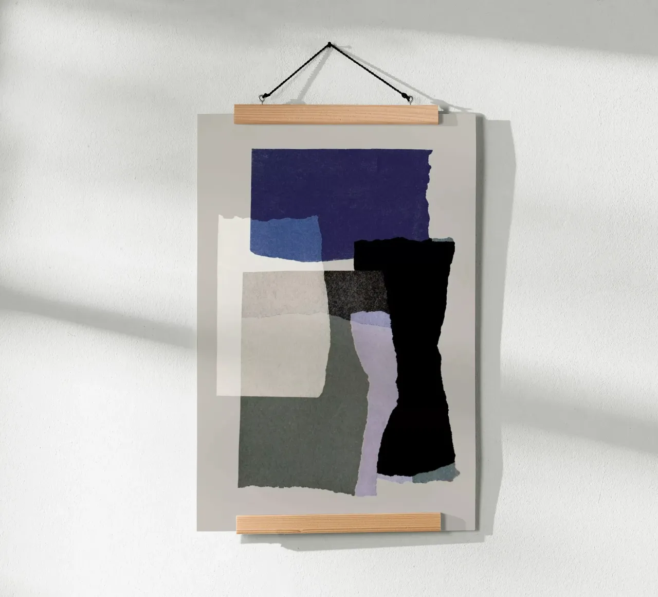 Pieces 23X poster con telaio in legno da Mareike Böhmer
