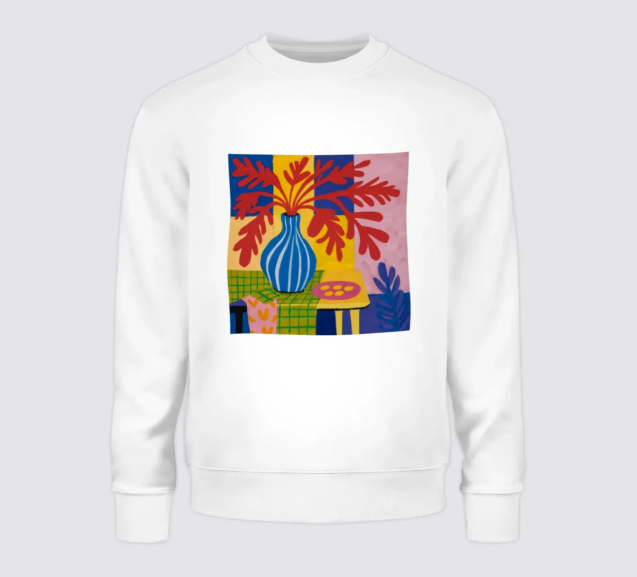 Azure Vase Blaze sweatshirt by Dawn Light