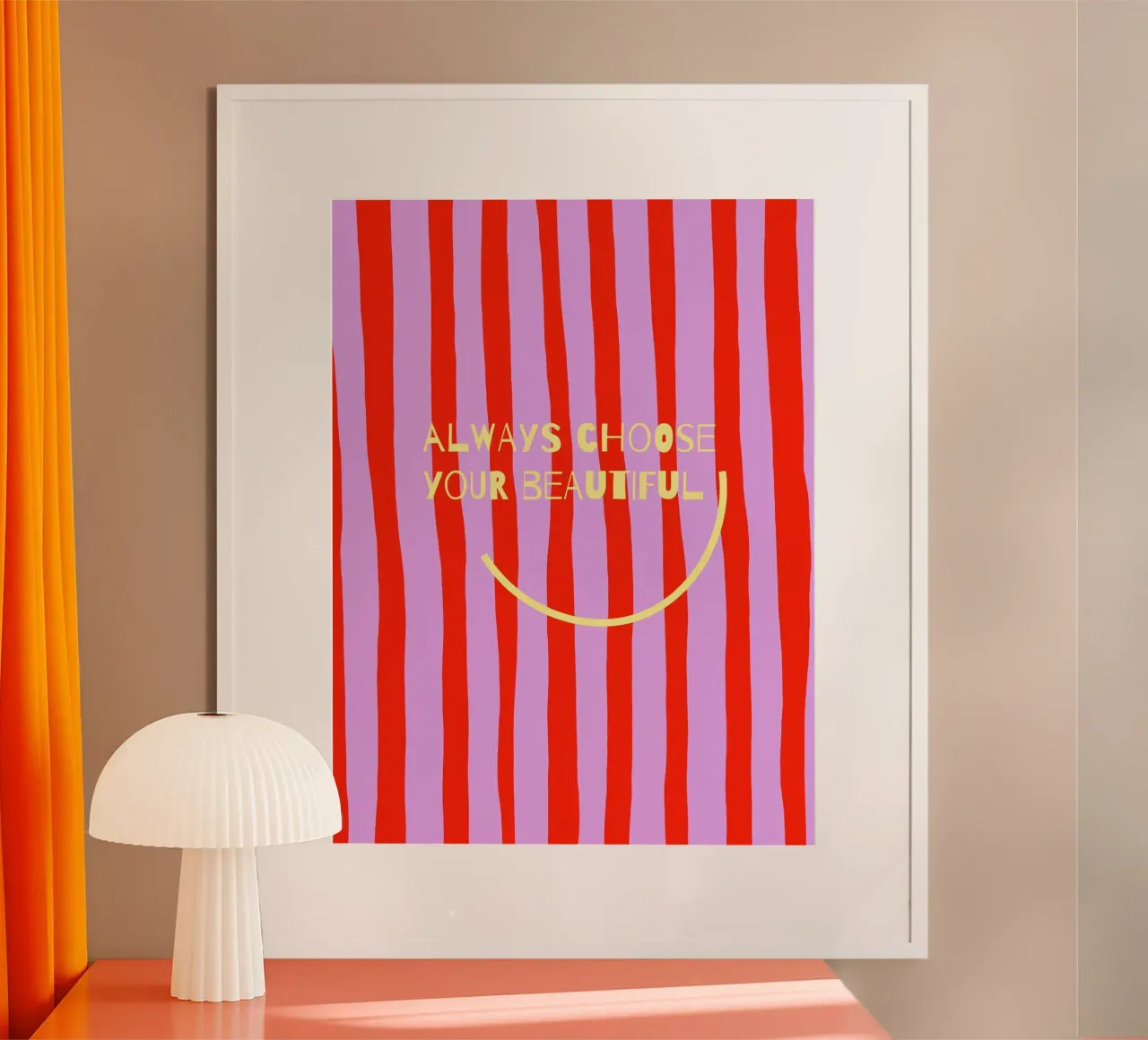 always choose your beautiful smile. carta hahnemühle da FRICKE DESIGN