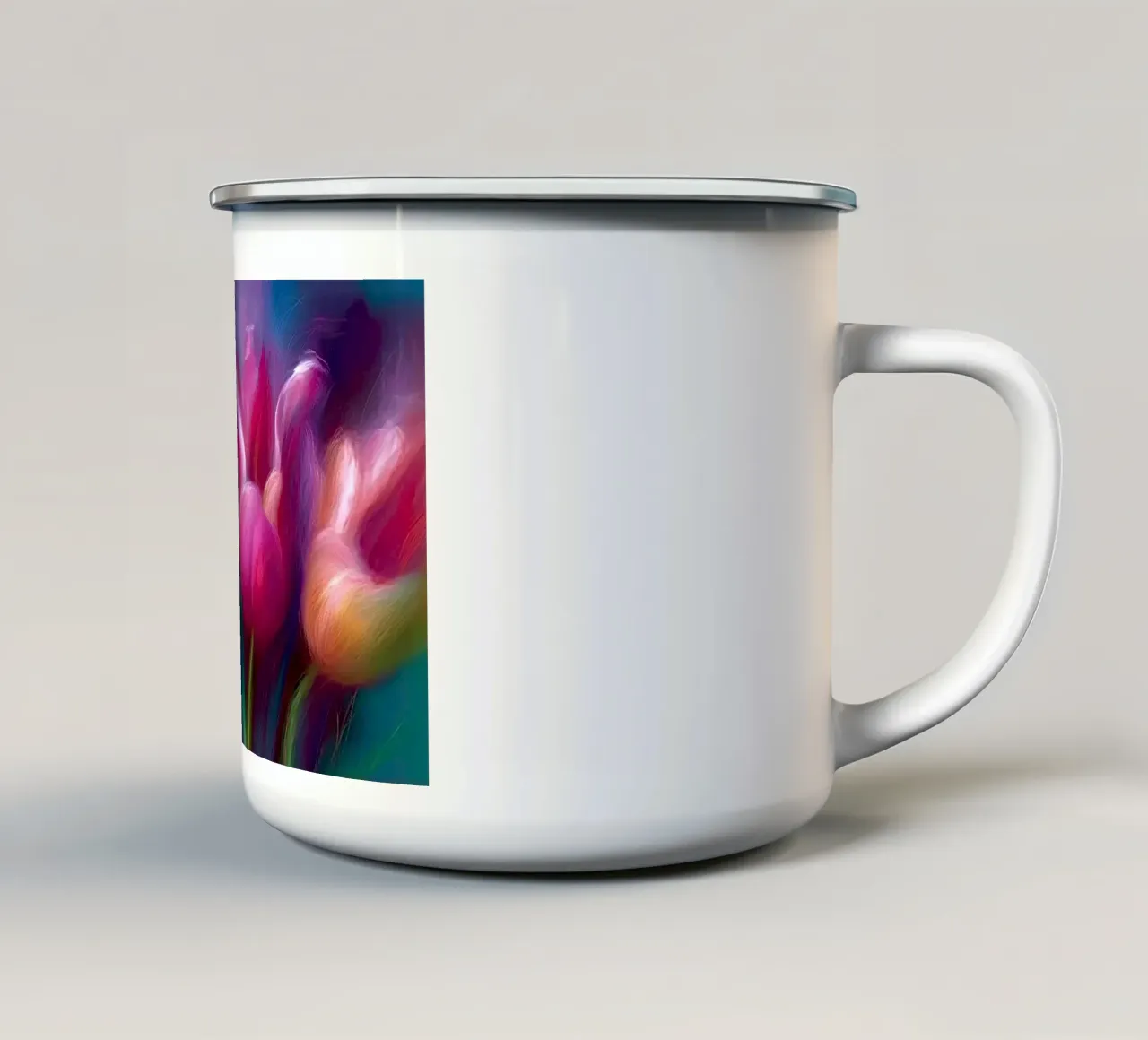 Arte da parete di Imagine tazza in smalto da Imagine