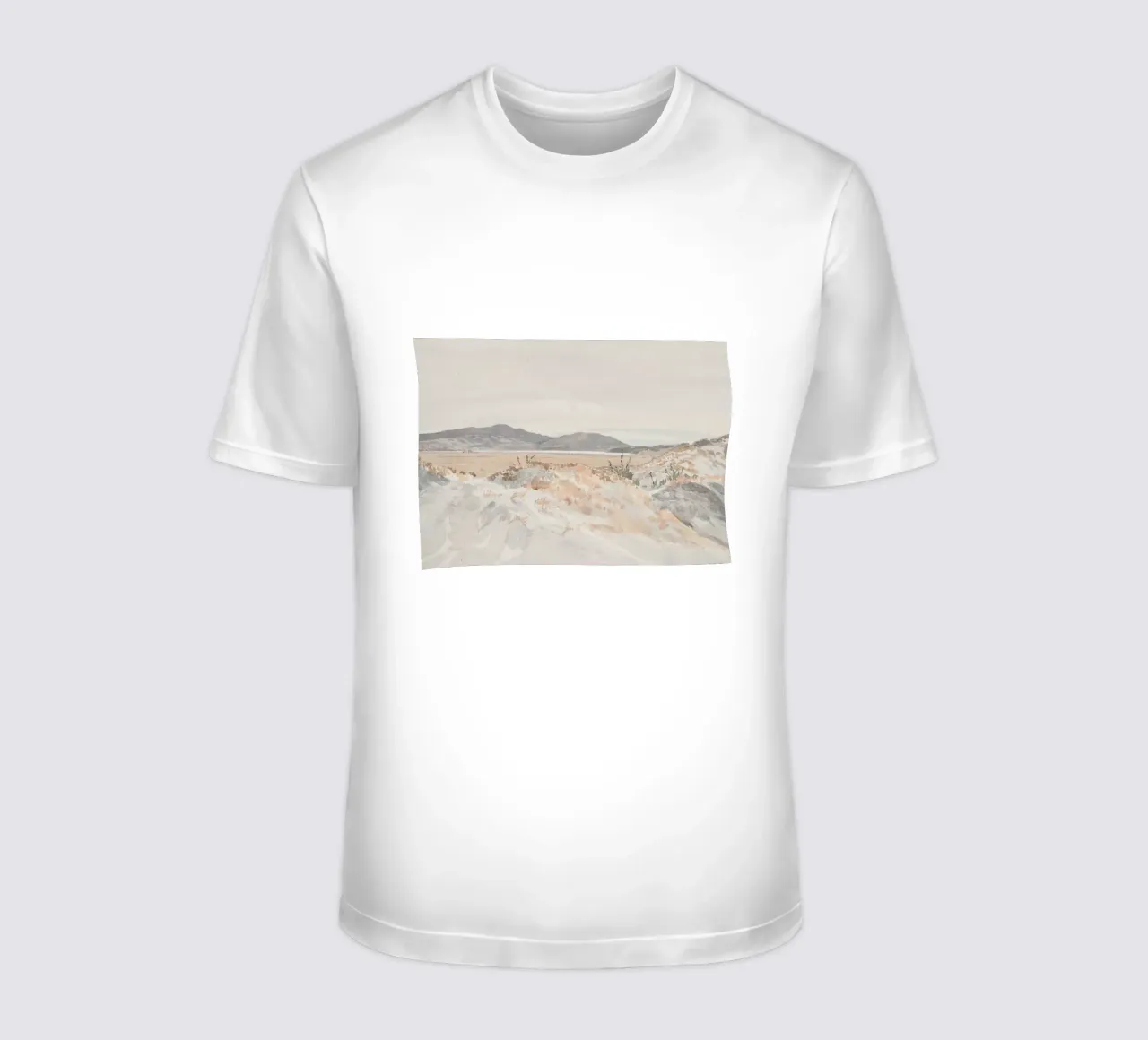 Vast Landscape: Distant Mountains, Rustic Nature Print t-shirt by ClubArt