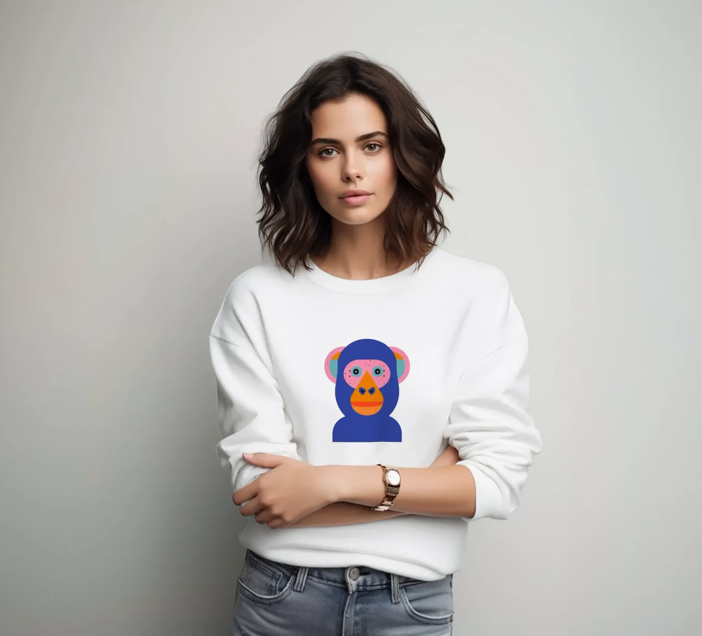 Monkey felpa da DARIA IVANOVNA