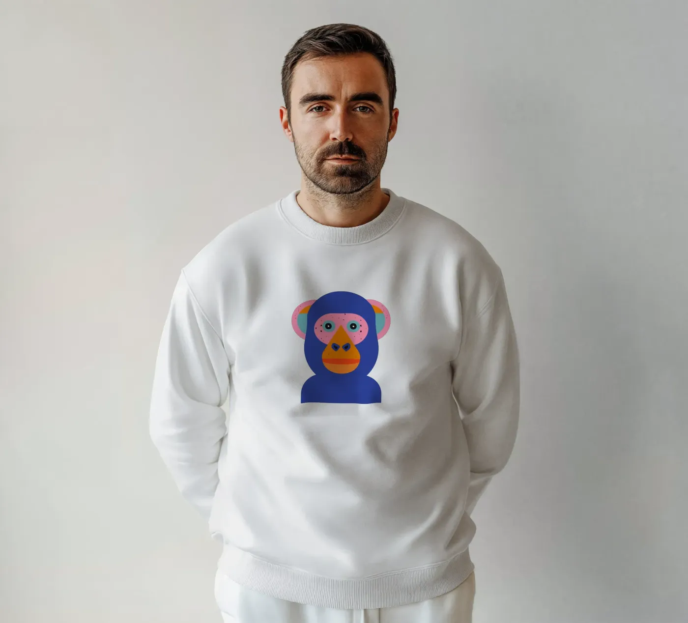Monkey sweatshirt van DARIA IVANOVNA