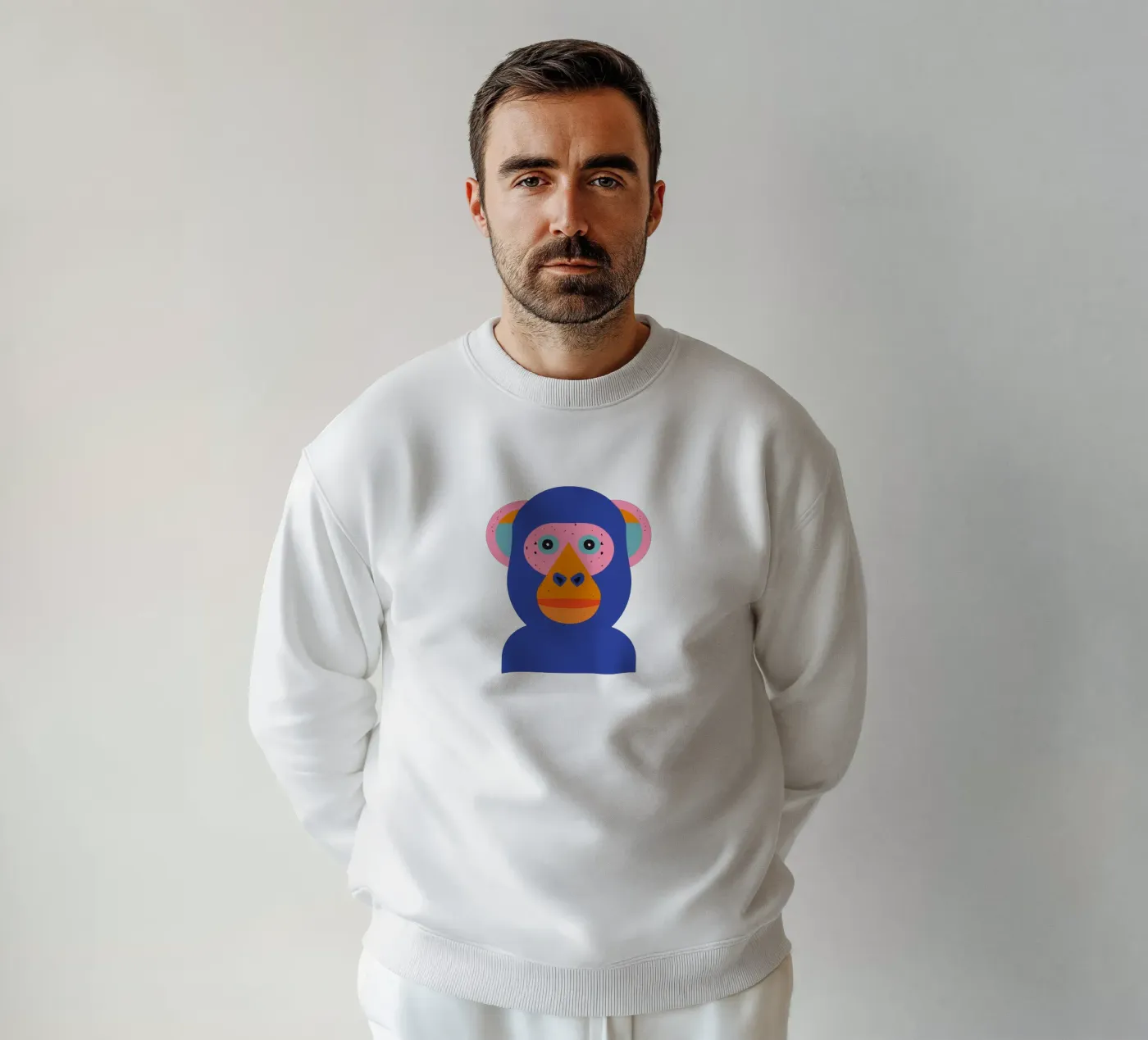 Monkey Sweatshirt von DARIA IVANOVNA