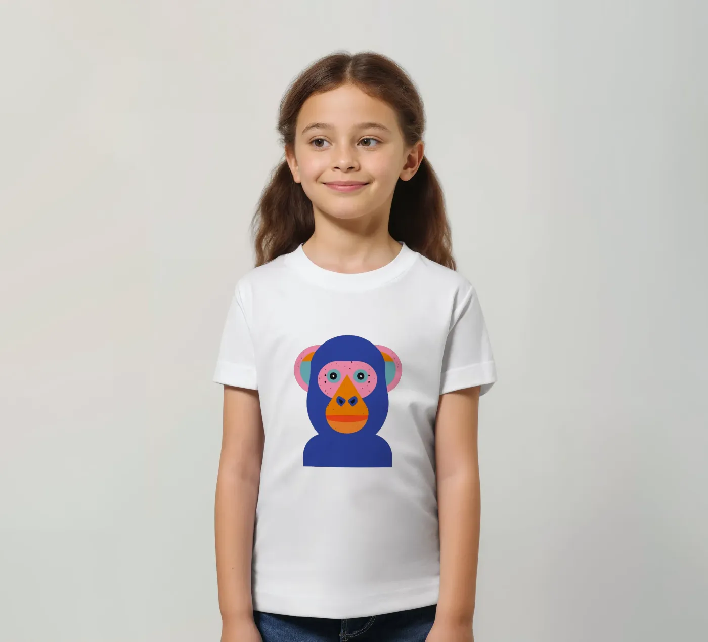 Monkey t-shirt bambini da DARIA IVANOVNA