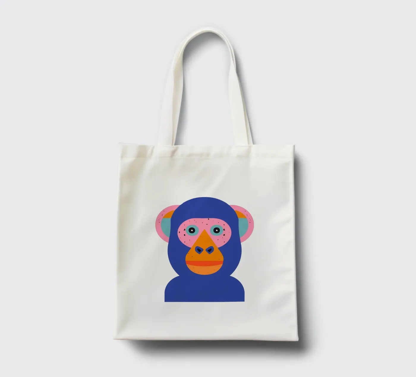Monkey tote bag by DARIA IVANOVNA