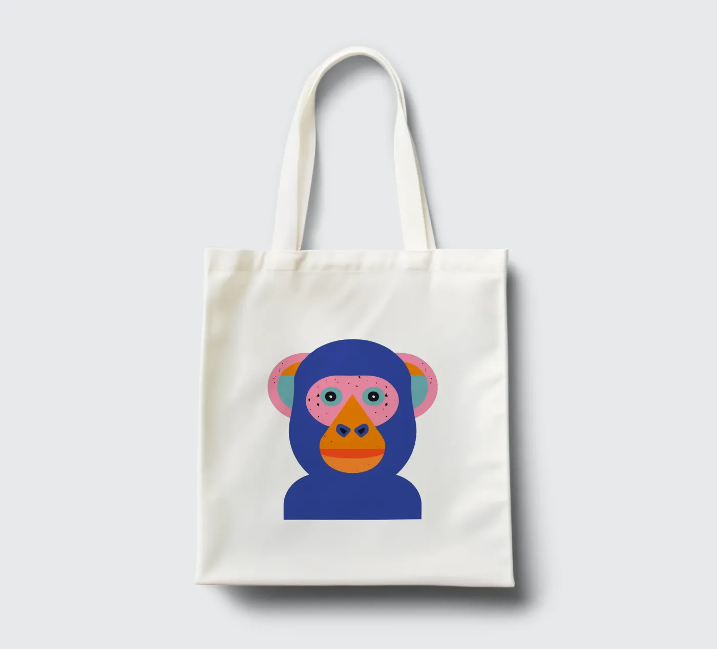 Monkey tote bag by DARIA IVANOVNA