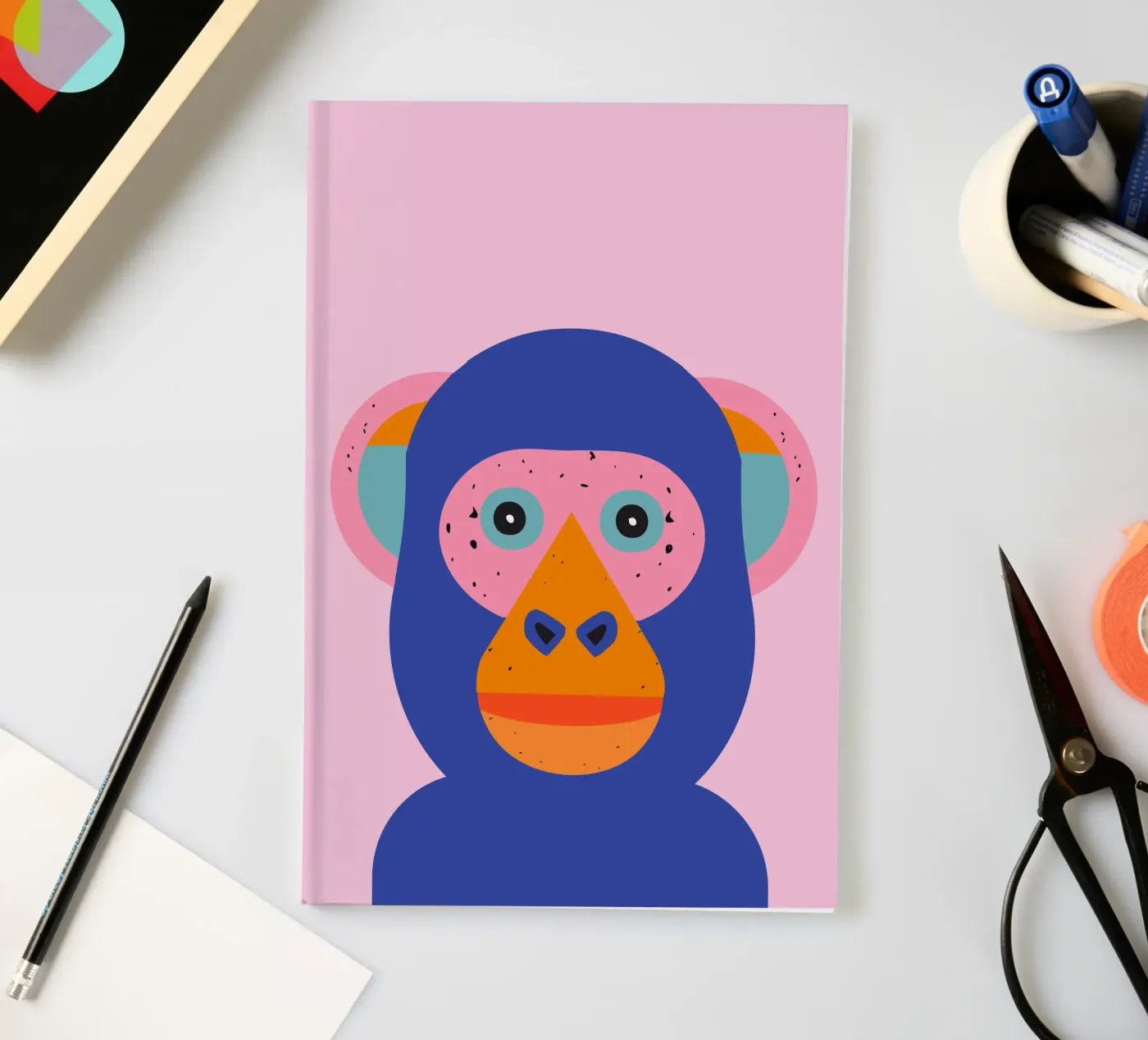Monkey notebook by DARIA IVANOVNA