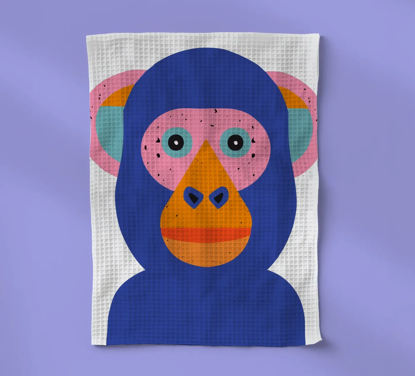 Monkey theedoek van DARIA IVANOVNA