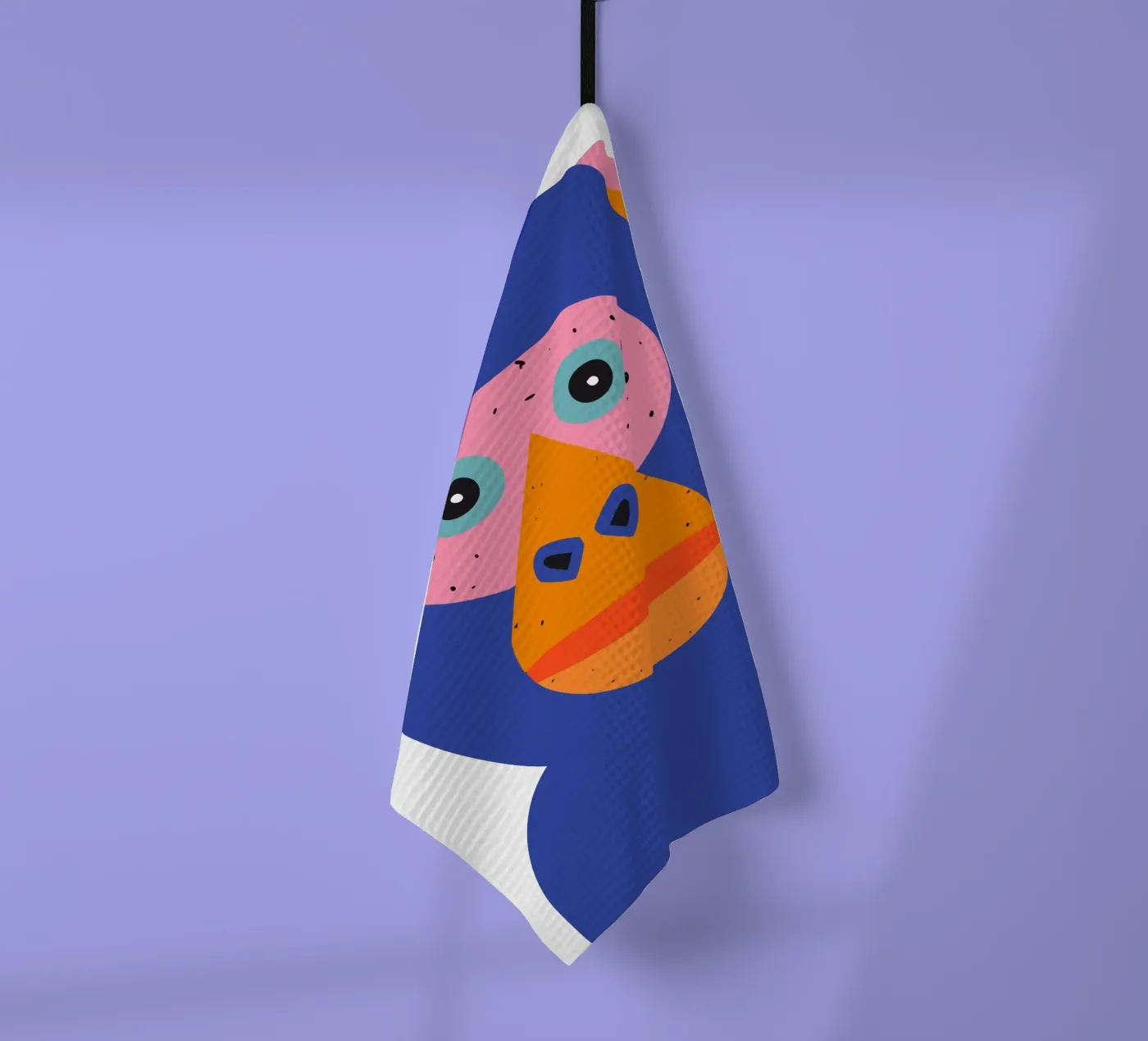 Monkey theedoek van DARIA IVANOVNA