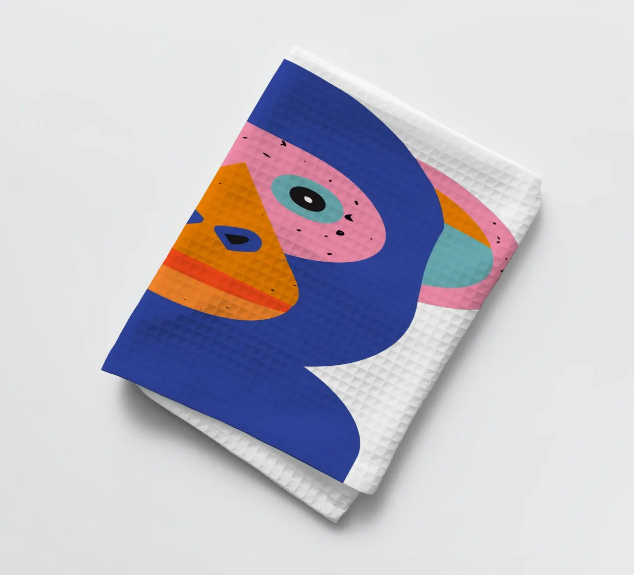 Monkey tea towel by DARIA IVANOVNA