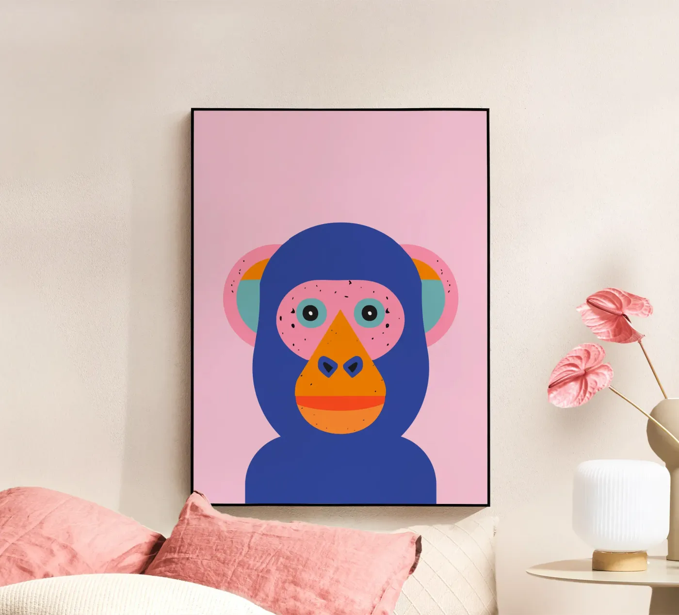 Monkey Acryl-Glas von DARIA IVANOVNA
