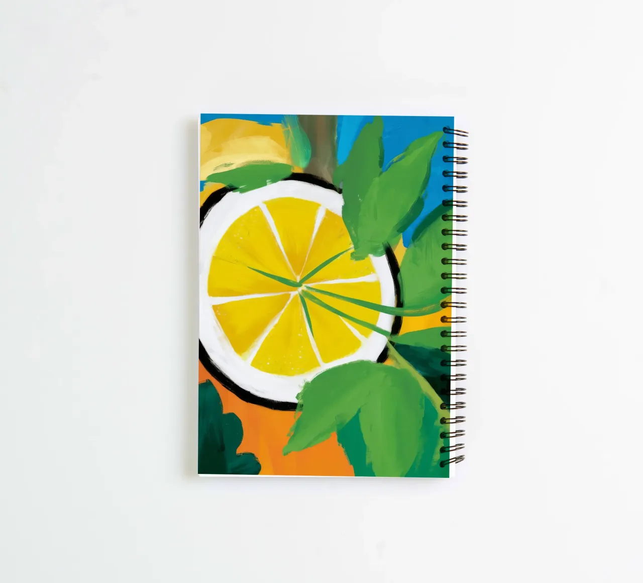 Luminous Lemon Slice spiral notebook by Dawn Light