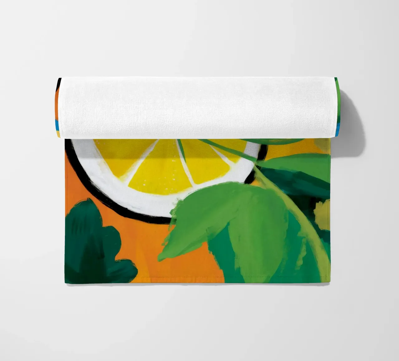 Fetta di limone luminosa telo mare da Dawn Light