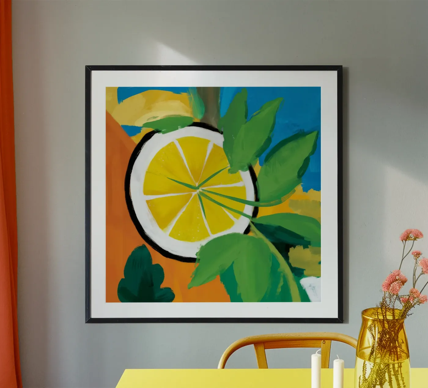 Luminous Lemon Slice poster by Dawn Light