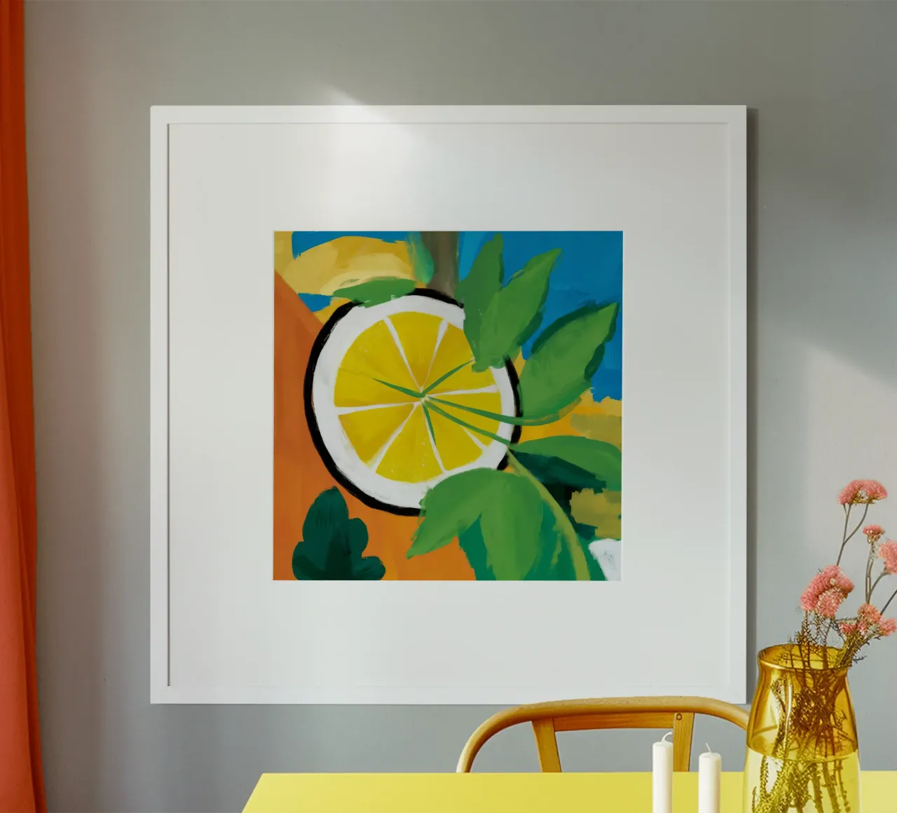 Fetta di limone luminosa poster da Dawn Light