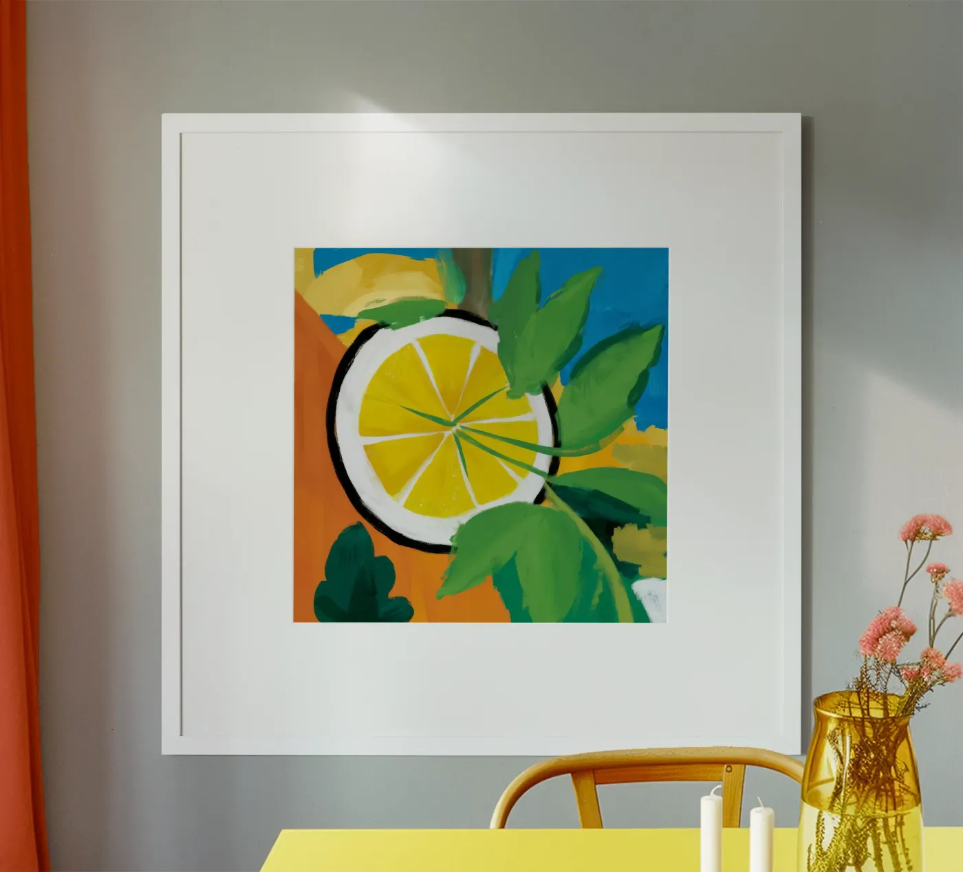 Luminous Lemon Slice poster by Dawn Light