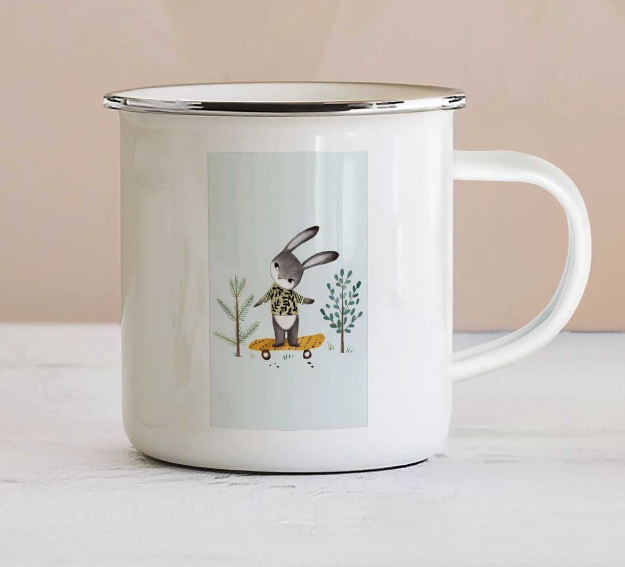 Zoom Zoom! tazza in smalto da kichirou