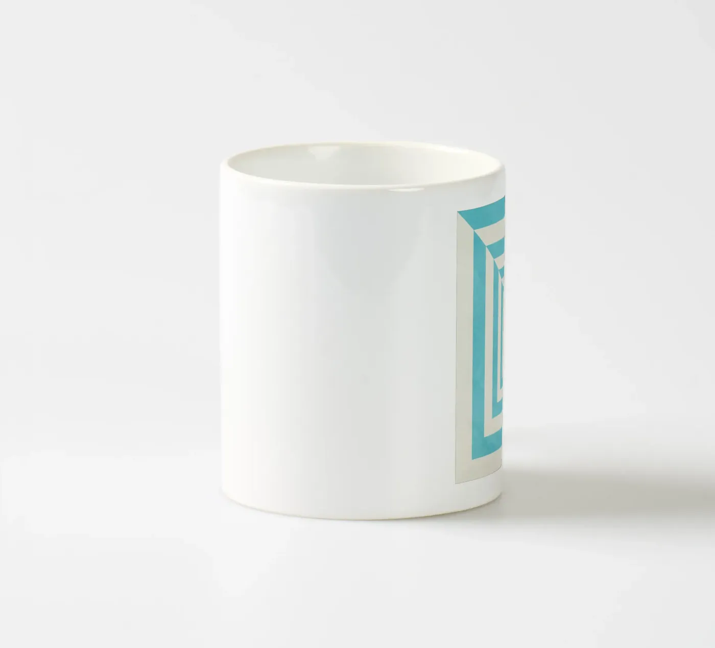 Blue ceramic mug by Lines Inside