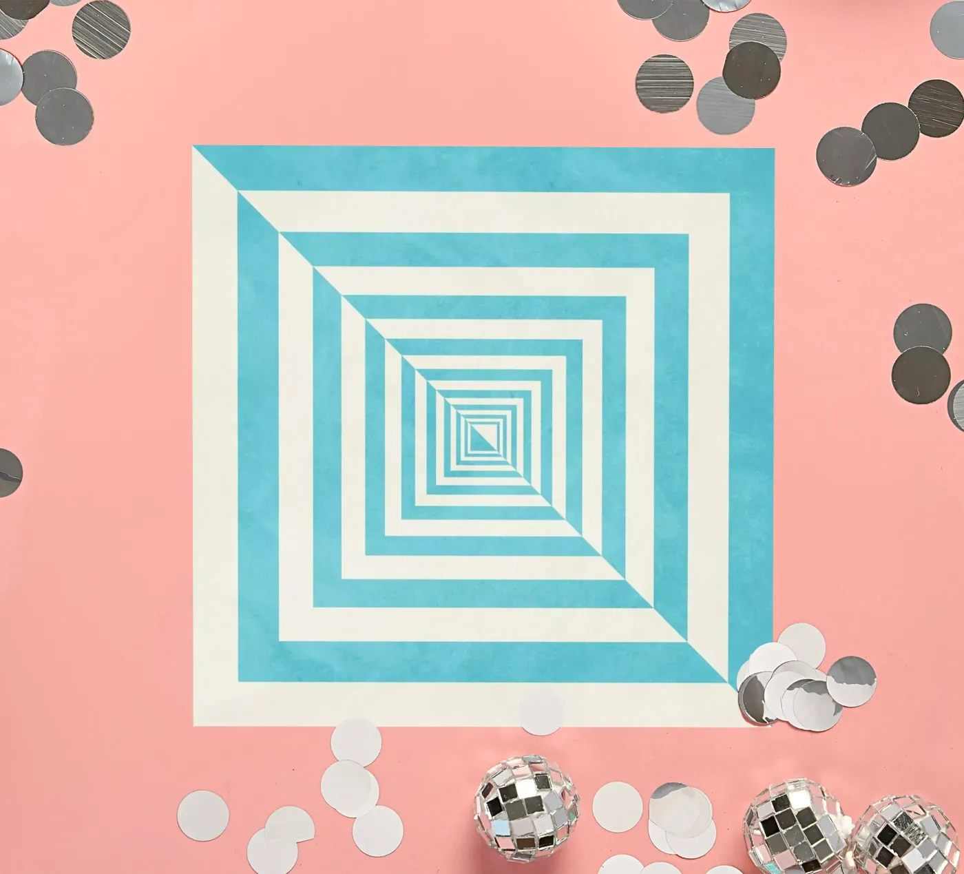Blue sticker by Abstract Joy