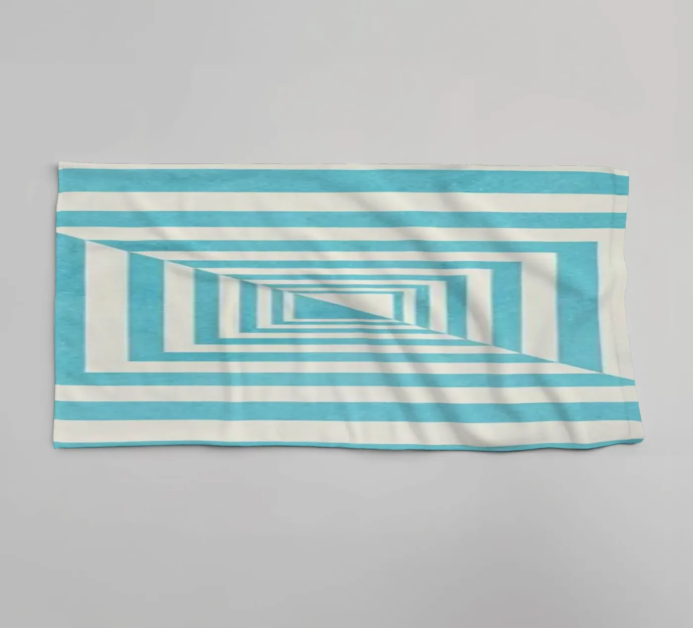 Blue badhanddoek van Lines Inside