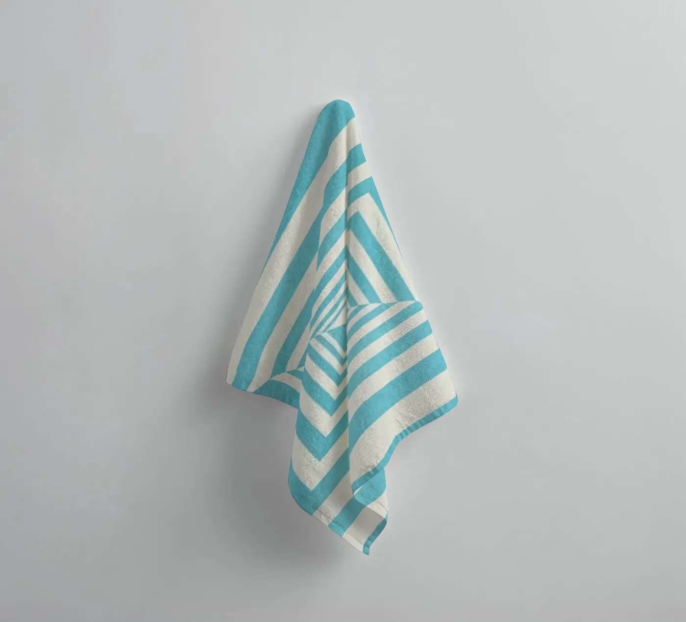 Blue badhanddoek van Lines Inside