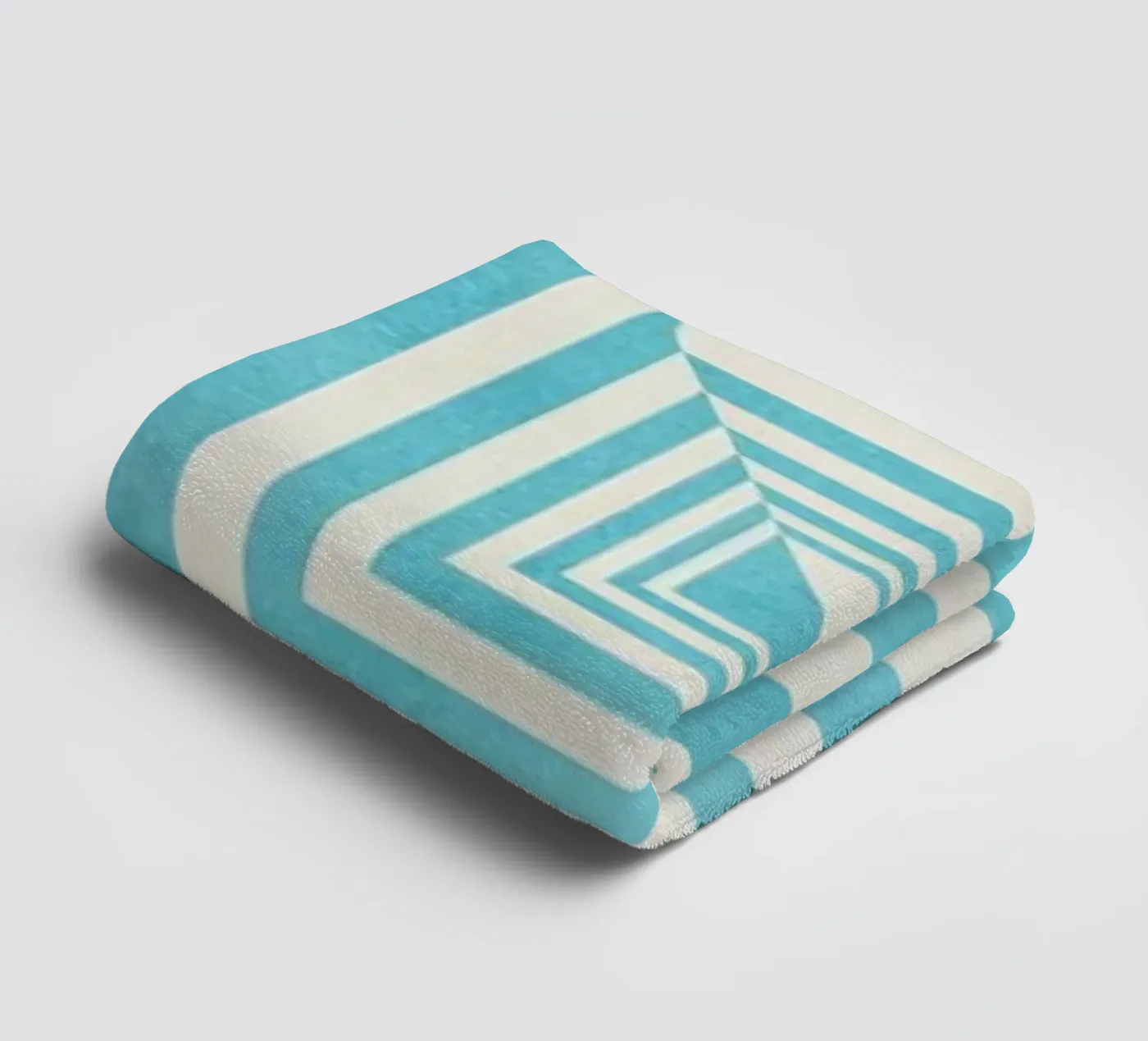 Blue badhanddoek van Lines Inside