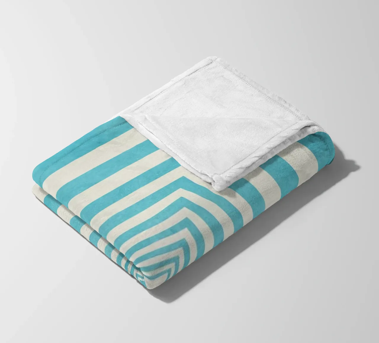 Blue fleecedeken van Abstract 888