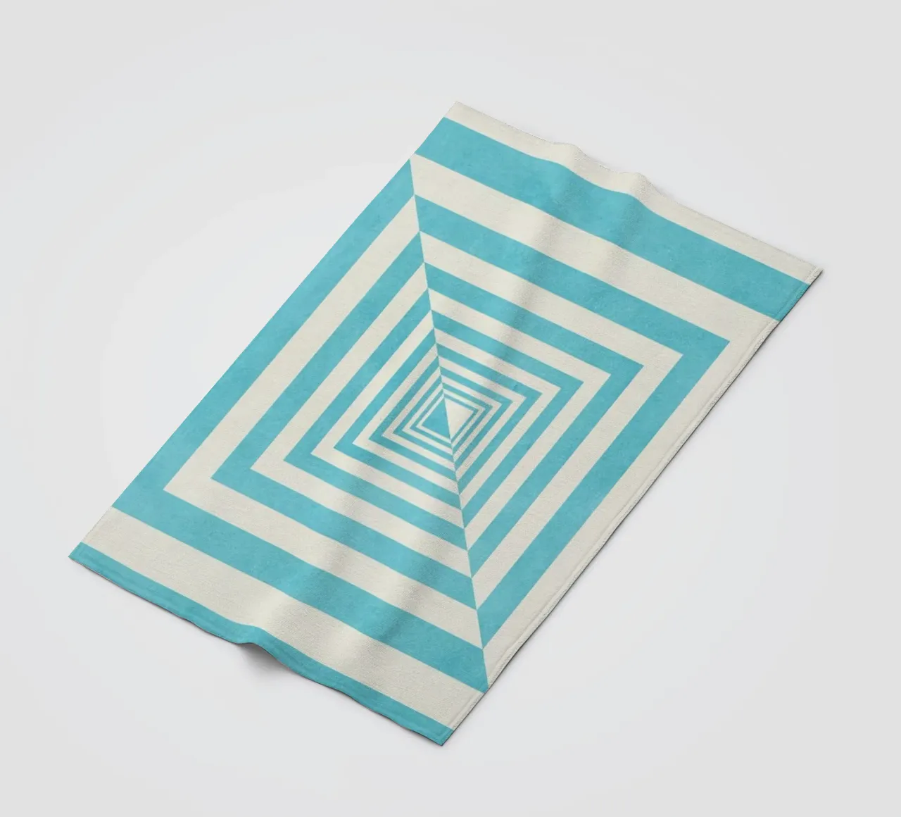 Blue fleecedeken van Abstract 888