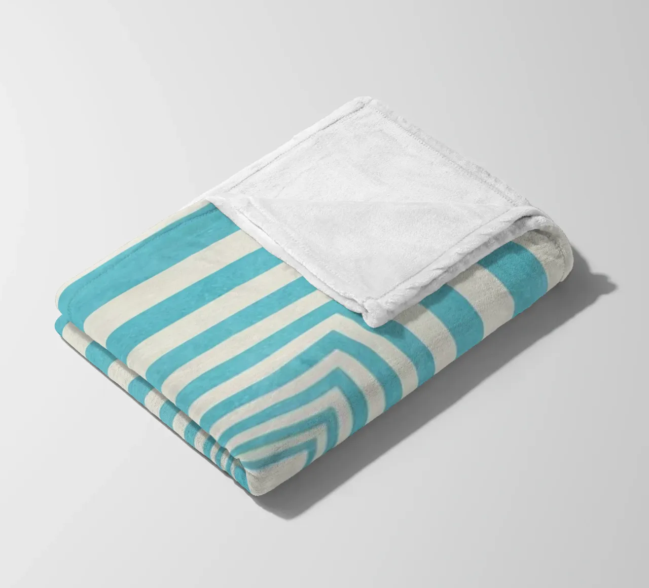 Blue fleecedeken van Abstract 888