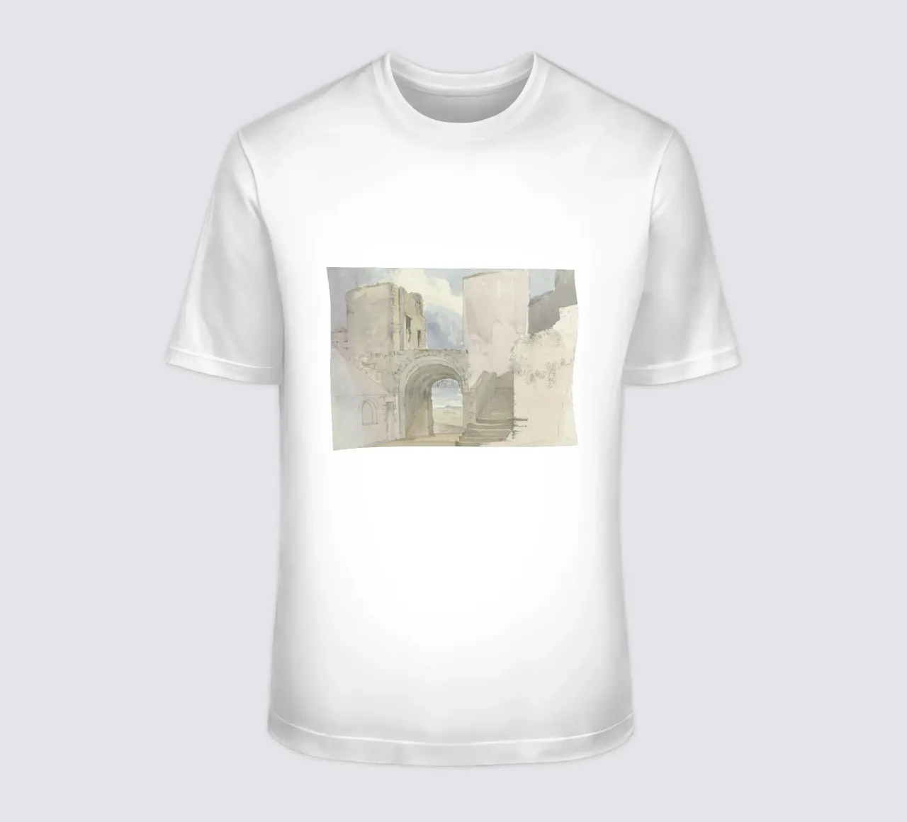 Castle Archway: Medieval Ruins, Historic Architectural Art t-shirt by ClubArt