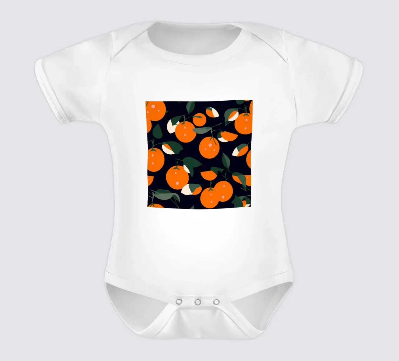 Orange Noise body neonato maniche corte da George Griefy