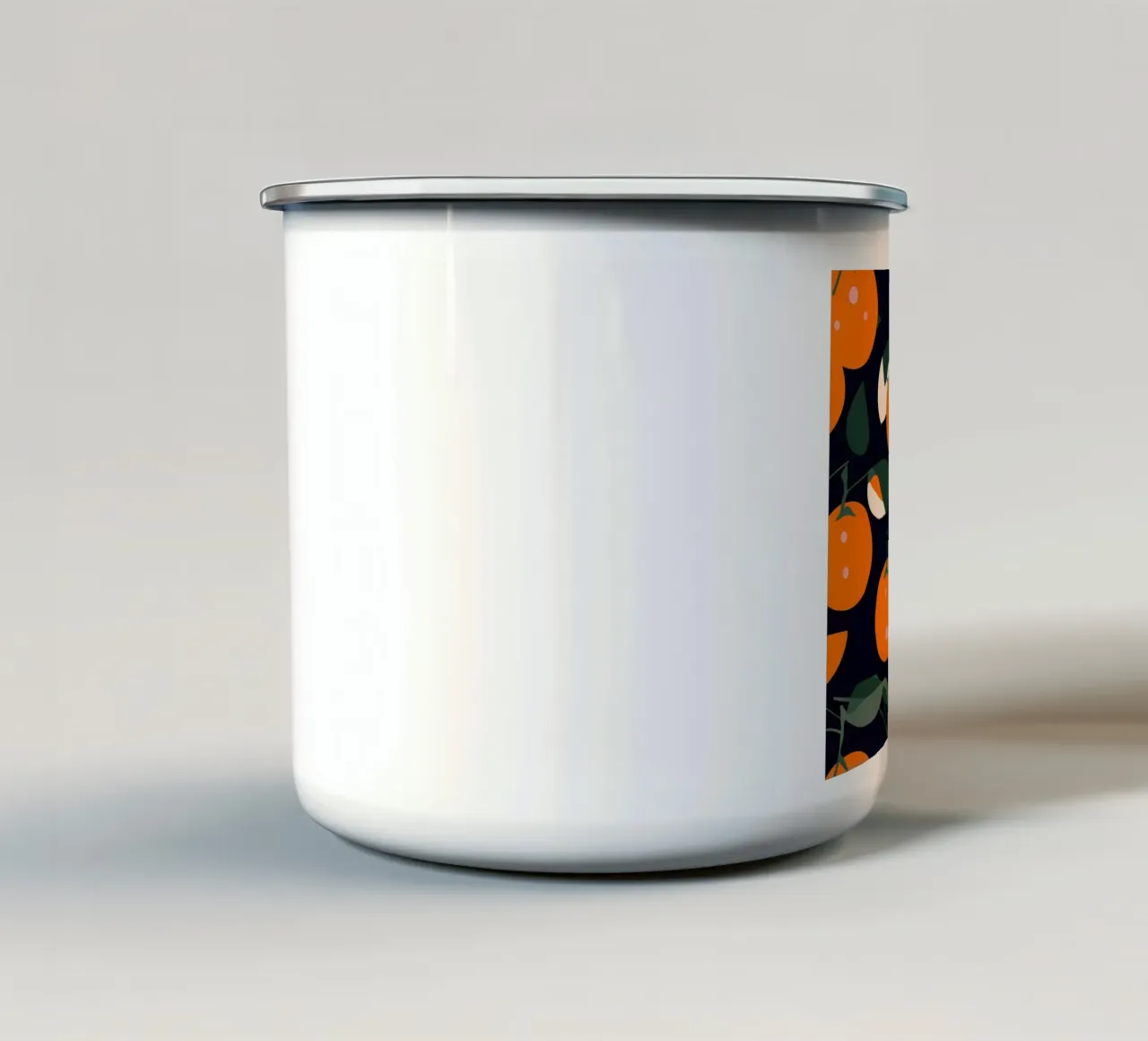 Orange Noise tazza in smalto da George Griefy