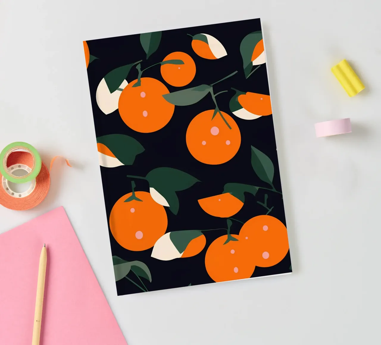 Orange Noise notebook by George Griefy