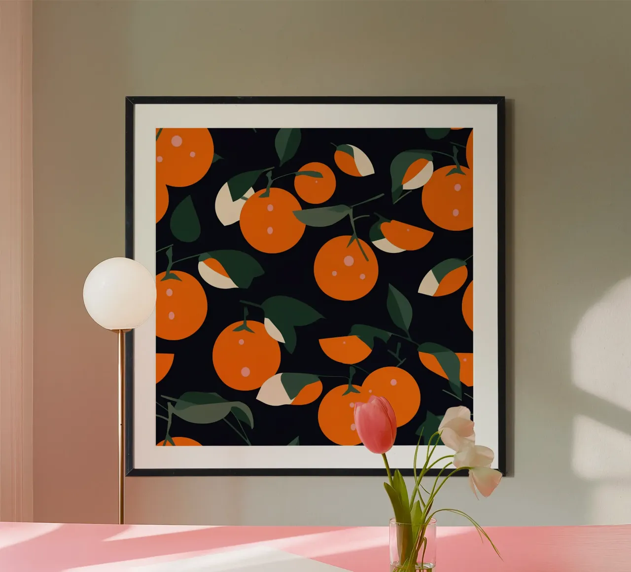 Orange Noise carta hahnemühle da George Griefy