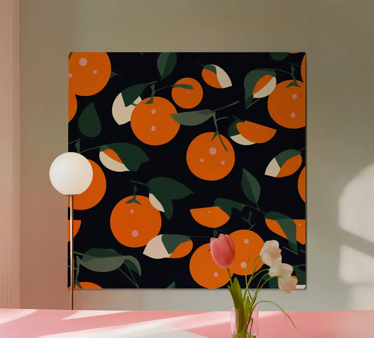Orange Noise carta hahnemühle da George Griefy