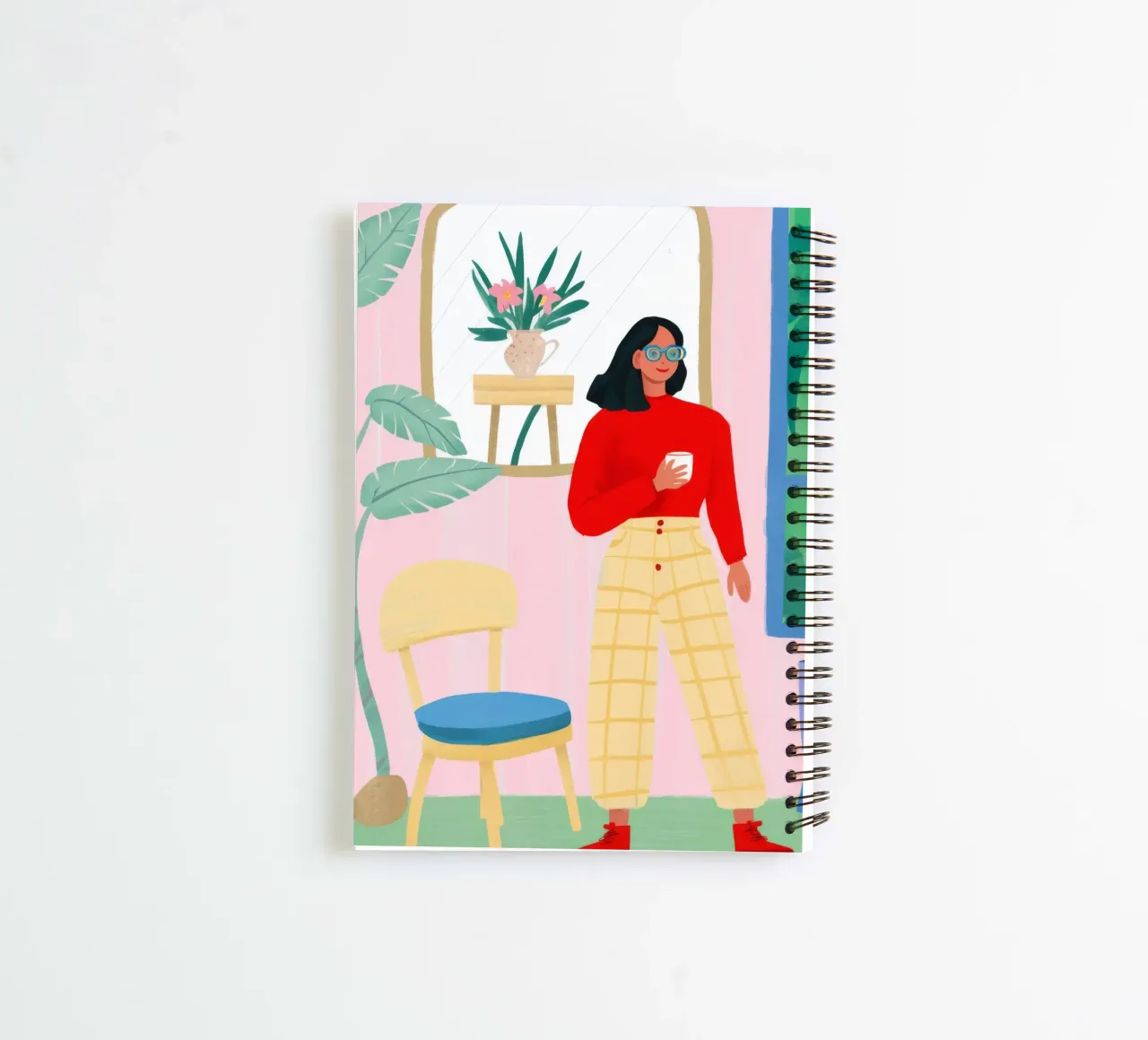 Seaside Reading Escape spiral notebook by Haven Fantasy