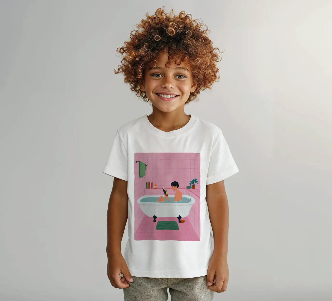 Lettura del bagnoschiuma t-shirt bambini da Pan Denim