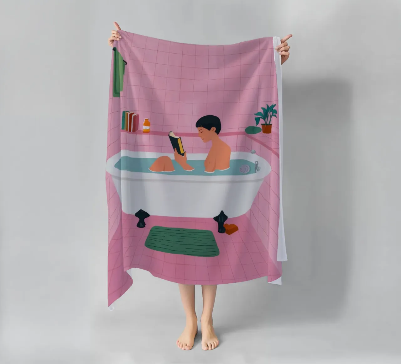 Lettura del bagnoschiuma telo mare da Pan Denim