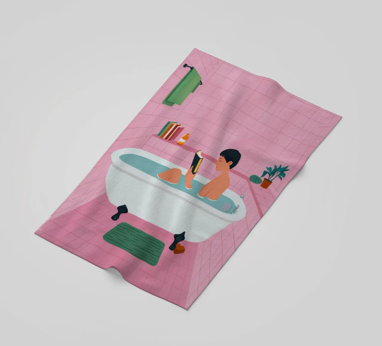 Lettura del bagnoschiuma telo mare da Pan Denim