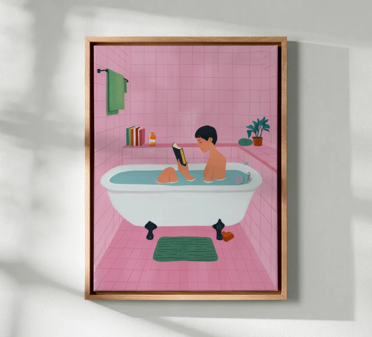 Lettura del bagnoschiuma tela da Pan Denim