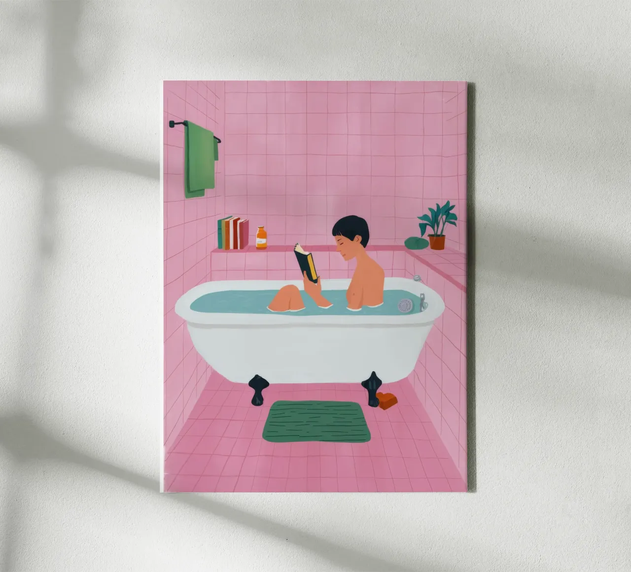 Lettura del bagnoschiuma tela da Pan Denim