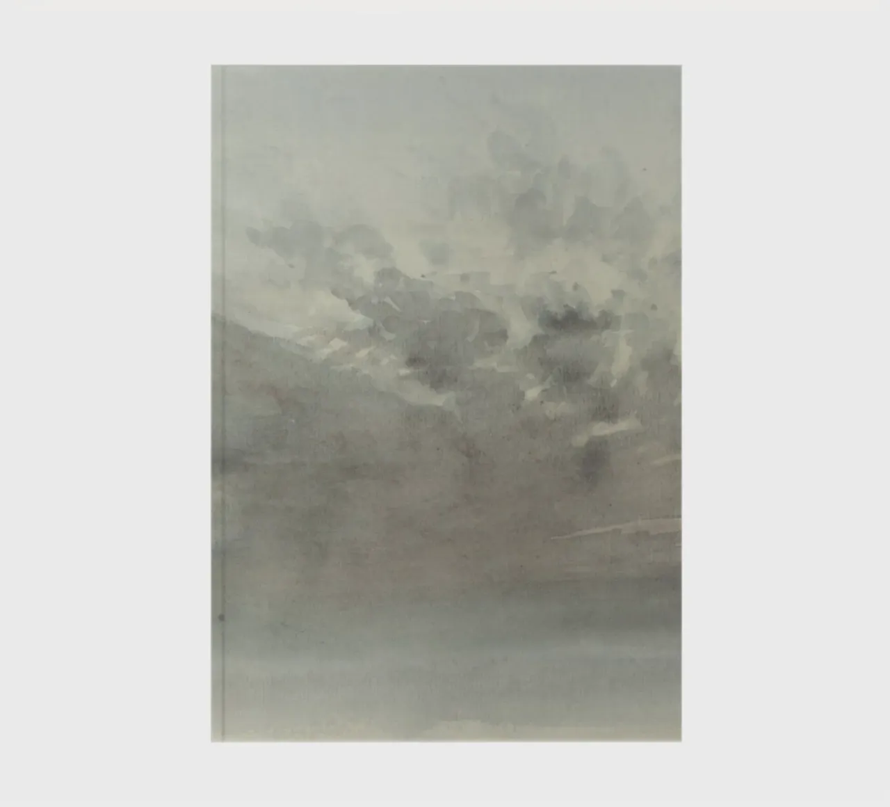 Dynamic Cloudscape: Moody Sky Study, Atmospheric Art notebook by ClubArt