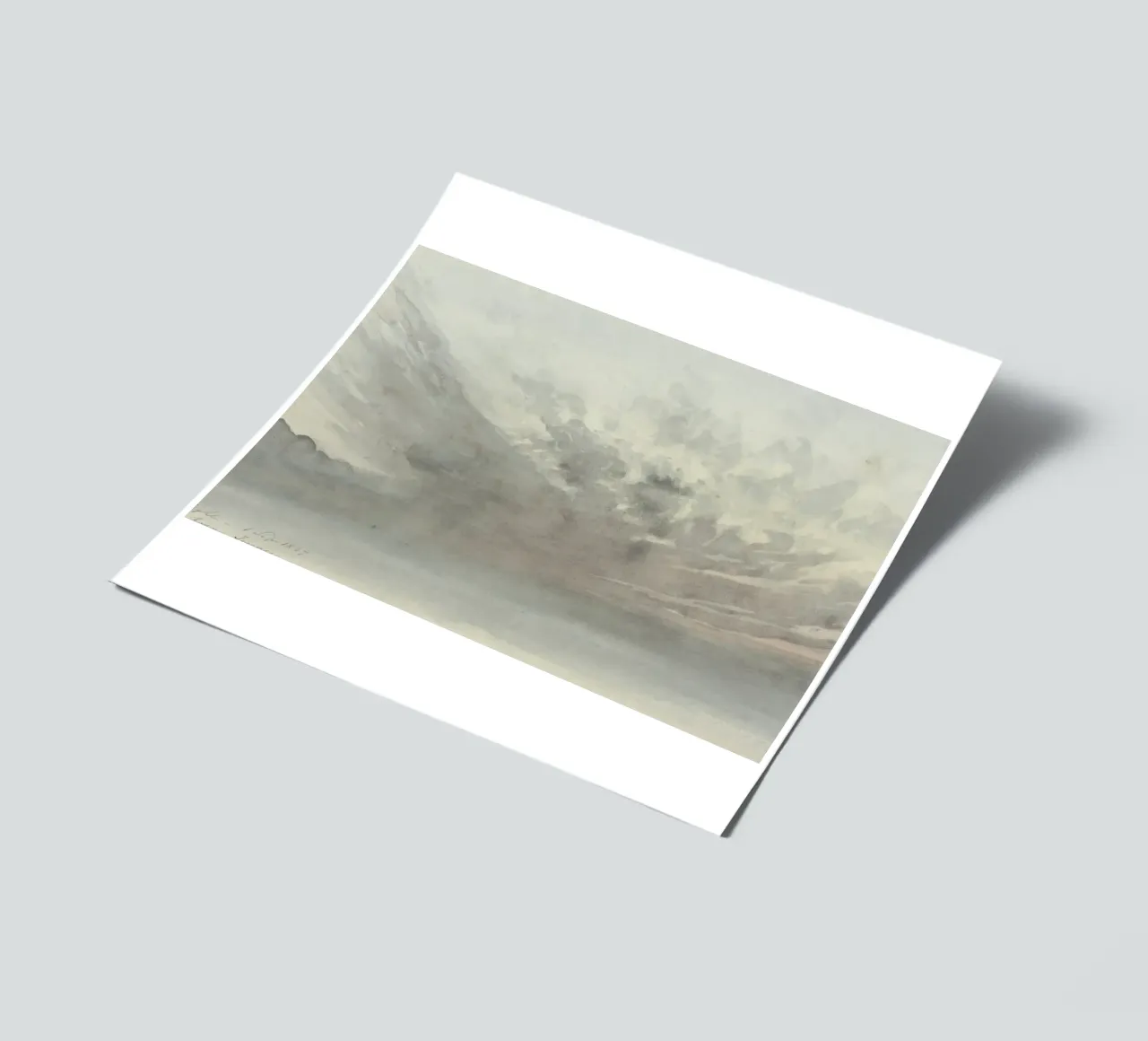 Dynamic Cloudscape: Moody Sky Study, Atmospheric Art sticker sheet by ClubArt