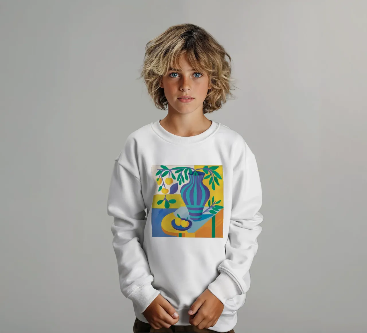 Vase Améthyste Agrumes sweat enfant de Dawn Light