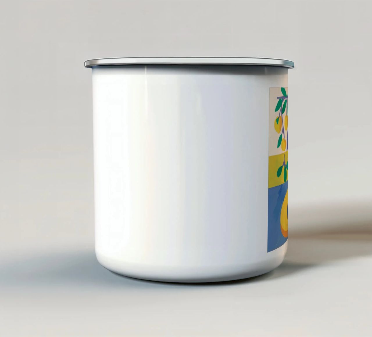 Vaso di ametista Citrus tazza in smalto da Dawn Light
